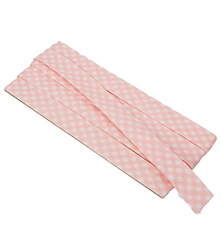Wrights Extra Wide 1/2 Inch Double Fold Bias Tape For Quilting And Sewing, 27 Total Yards, Pink 9 Piece #TOP7