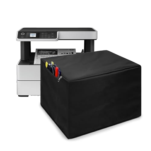Image of Alifiya Dust Proof Washable Printer Cover for Epson M2170 All-in-One Wi-Fi Duplex Multi-Function Printer - Black