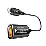 DC to Type C Konverter - 140W Digital Display Ladegerät Verbinder - Reiseadapter Verbindungskabel Unisex,Elektronikgeräte Reisen Mobiltelefon