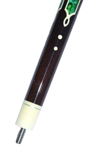 Meucci Sb5-G Handcrafted Billiards Pool Cue Stick + Pro Shaft - Green + Hard Case #TOP6