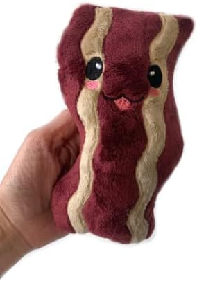 Bacon Plushie Stuffed Toy Kawaii Cute Stuffed Animal Doll Stocking Stuffer Gifts Under 20