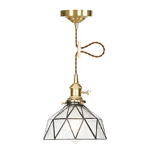 Chandelier en laiton anti-éblouissement à hauteur réglable pour salle à manger