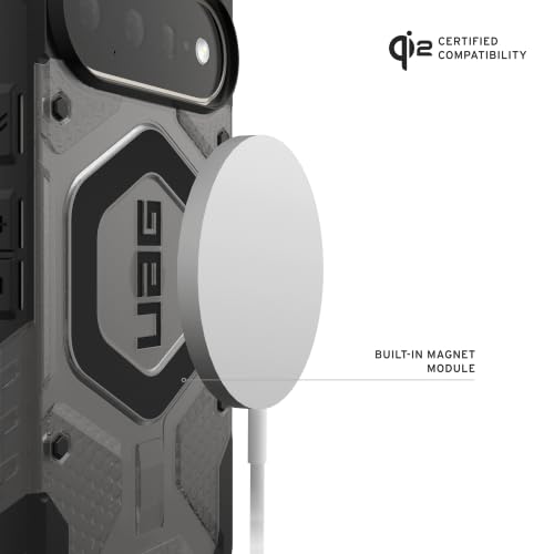 Image of Urban Armor Gear UAG Designed for Google Pixel 11 / Pixel 11 Pro Case, Pathfinder Clear - Compatible with Pixelsnap & Magnetic Charging Transparent Rugged Protective Cover - Ash /Black