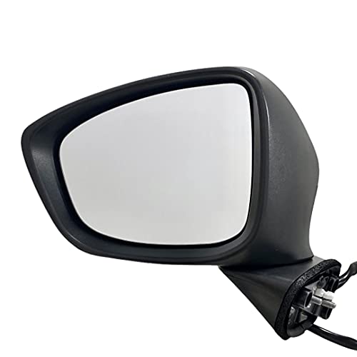 Spieg Ma1320175 Driver Side Mirror Replacement For Mazda Cx-5 2013-2014 Heated Turn Signal Light Power Folding Paintable White 8Pin (Lh) #TOP1