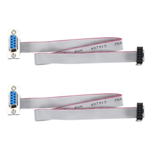 Câble plat DB9 femelle vers FC-10 uxcell de 30cm pour liaison informatique
