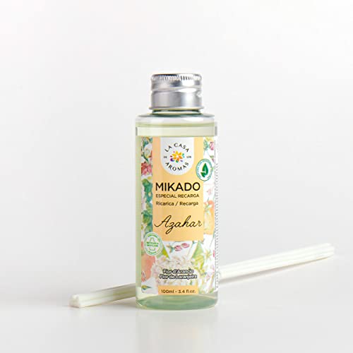 La Casa de los Aromas, Set de 6 Ambientadores Mikado Azahar para...