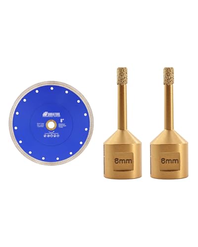 Disque à tronçonner diamant SHDIATOOL pour pose de terrasse et couronne forage béton
