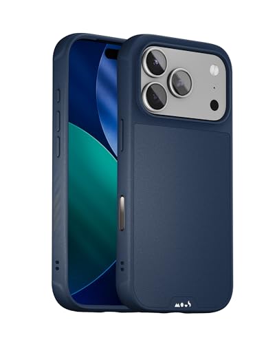 Image of Mous for iPhone 17 Pro Limitless Case, Compatible with MagSafe, Full Camera Protection, Shockproof, Marine Blue