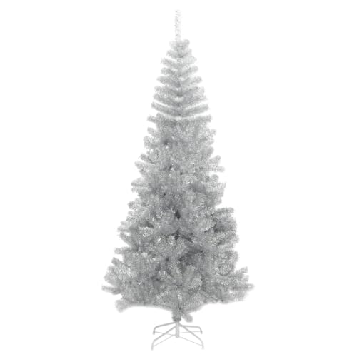 Árbol de Navidad artificial completo de 210 cm con soporte para hogar 3