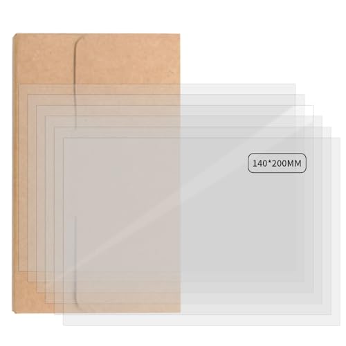 7PCS FEP Film 200 x 140 x 0.15mm Release Films for ELEGOO Mars,Mars 2 Pro,Mars 3/for ANYCUBIC Photon Mono 4K,Phrozen Sonic Mini 4K,LD-002H,LD-002R,LCD SLA DLP 3D Printer Resin (Small-140 * 200)
