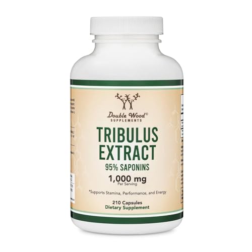 Tribulus Terrestris for Men (Purest 95% Saponin Content) 210 Capsules,