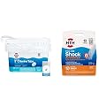 HTH 42053W 8lb Swimming Pool 3" Chlorine Tabs and HTH 52037 12 Count Swimming Pool Shock Treatment Bundle