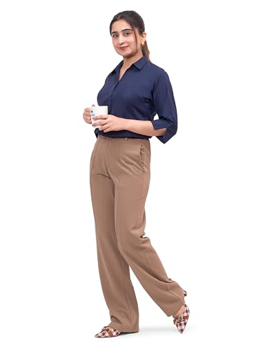 Image of ESTA Women 3 /4 Sleeve Stylish Western Official Formal Shirts Regular fit Shirts for Women