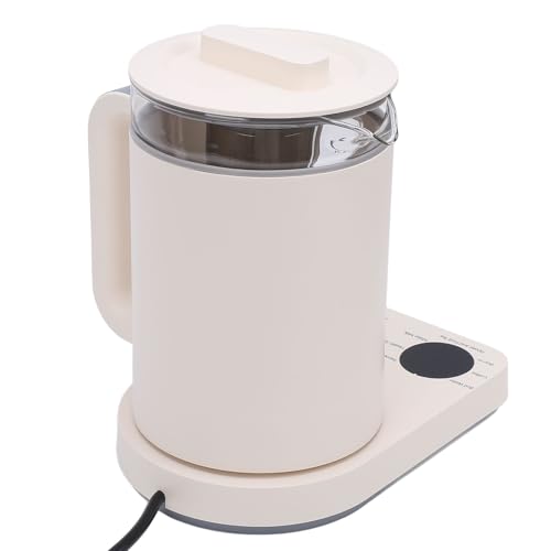 Tetera eléctrica de vidrio 1.2L con control inteligente miniatura 3