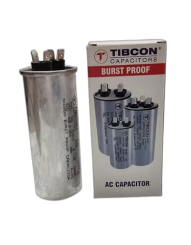 Image of TAQA 45+6 MFD 440V Tibcon Capacitor for Air Conditioner (Split & Window Air Conditioners) 1 Ton & 1.5 Ton & 2 Ton Air Conditioner