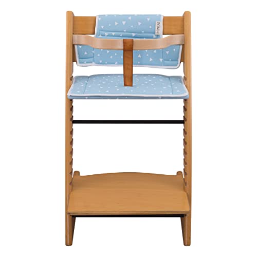 Image of JYOKO Kids Cushion Compatible with Stokke Tripp Trapp high Chair Made Cotton 100% +Foam+3D Air Confort (Blue Sparkles)