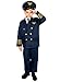 Produktbild Maskworld Realistisches Piloten Kinder-Kostüm - Verkleidung Uniform Anzug für kleine Flugzeugführer - Karneval Fasching & Halloween - Größe 104