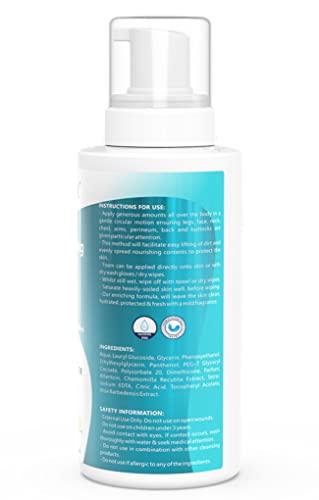 Omnitex Rinse Free Body Cleansing Foam 500ml, 500 ml (Pack of 1) - Image 3