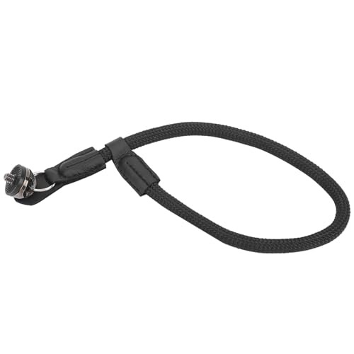 Bindpo Handband, Nylon-Anti-Lost-Lanyard-Gürtelseil mit 1/4 Adapterschraube für Mobile 2 3 4 Stabilisator für Kamera(Schwarz)