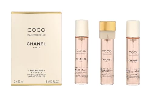 Coco Mademoiselle 3x20 ml edt vapo 60ml Nachfüllung Coco Mademoiselle 3x20 ml edt vapo 60ml Nachfüllung