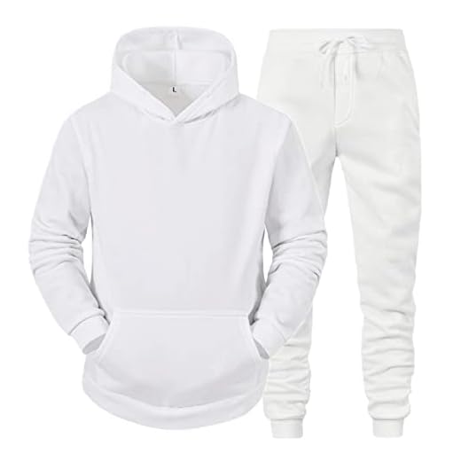Vhersily Tuta Completo Sportivo Uomo Tute Sportive Comodi Tute da Ginnastica Fitness Maniche Lunghe Set Felpa Con Cappuccio e Jogging Pantaloni Sportiva, Hip Hop, Streetwear, per Allenamento e Feste