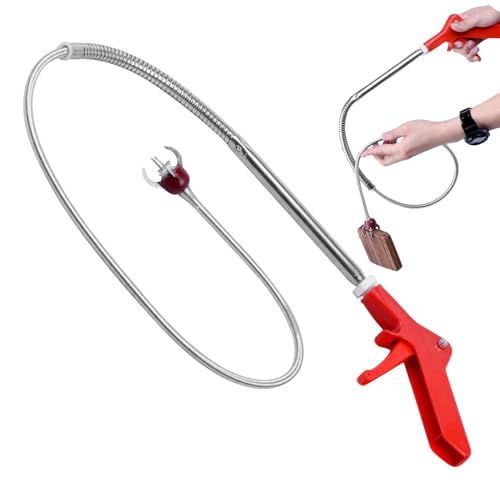 Removedor de obstrucción de inodoro para serpiente, inodoro descargado serpiente de clog de srama | Water Auger con Claw Picker,Herramienta de limpieza de manguera, coco, limpiador de cabello, s