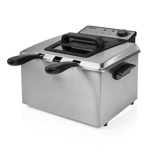 Princess Friggitrice Elettrica ad Olio, 3270 Watt, 5 Litri, Metallo Smaltato e Acciaio Inox,185000