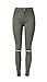 Produktbild iRachel Damen High Waist Jeanhose Skinny Röhrenjeans Bleistifthose Hose Dünn Ripped Loch Bleistift Hose