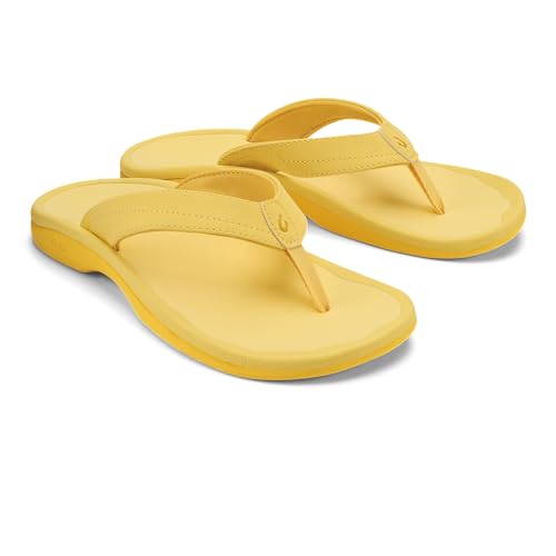 Image of OLUKAI Ohana Women's Sandals, Water Resistant Flip Flops with Arch Support, Lightweight Comfort for Beach & Travel, Enhanced Traction for Wet Surfaces