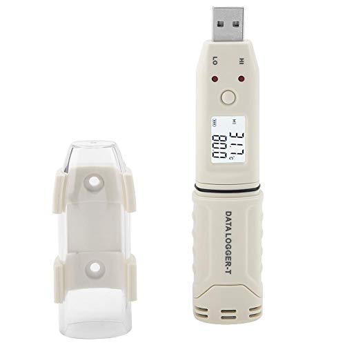 Jadpes Mini Data Logger,Miniature Data Logger Temperature And Humidity Smart Sensor Recorder Temperature/Humility Smart Sensor Thermometer Hygrometer