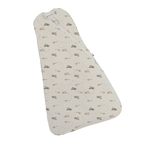 Image of GUNAMUNA Swaddle Wrap for Newborns – Arms In or Out, Easy Diaper Changes with WONDERZiP, Soft Sleep Sack, 2.5 TOG