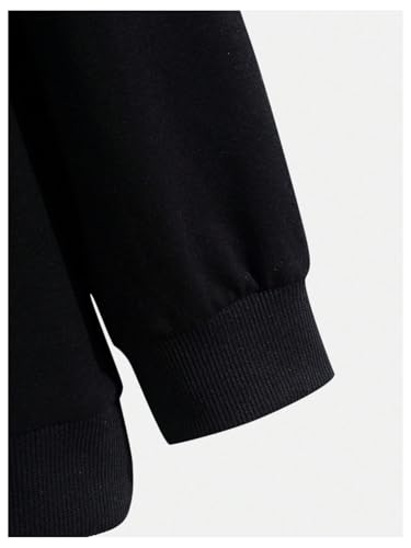 GORGLITTER Men's Bear Graphic Loose Sweatshirt Long Sleeve Crewneck Pullover Tops4