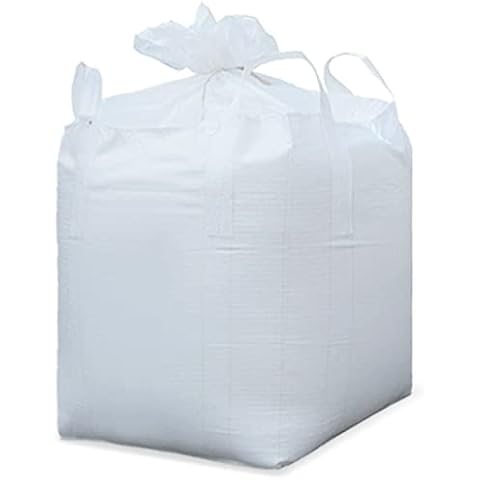 Tonne bags-1 Ton Tonne FIBC Bulk Bag Heavy Duty Garden Waste Bag,builders bags for wood, leaves, debris and more,90x90x110cm (1pack) Cover