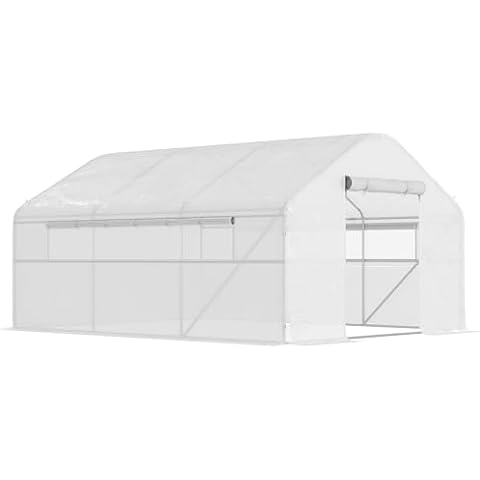 Outsunny Serre de jardin 12 m² Cover