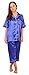 Up2date Fashion Short Sleeve PJ with Cropped Pants, Five Colors, Sizes (S, M, L & XL), Style#PJ-10 (X-Large, Royal Blue)