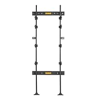 Dewalt ToughSystem Wandregal DWST1-75694 (zum sicheren Verstauen der DeWalt Tough Boxen an der Wand, eigene Regalbretter nutzbar, max. Gewicht je Träger: 40 kg, komplettes Regal: max. 200 kg)