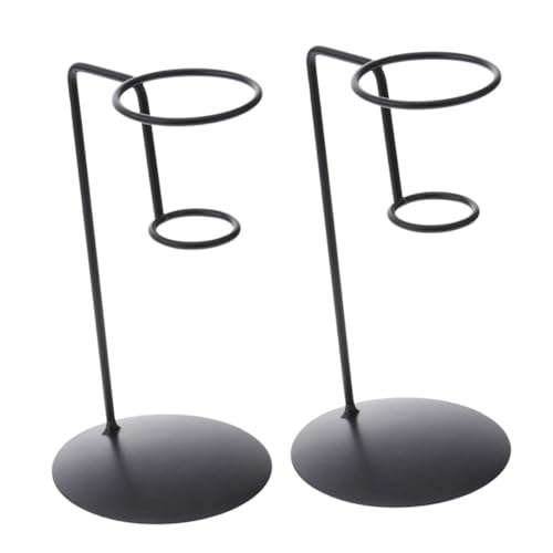 Ciieeo 2 Piezas Soporte de Exhibición de Conos de Helado de Hierro de Soporte Decorativo para Cucuruchos para Restaurantes