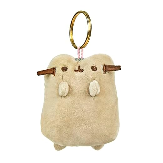 Undercover-Pusheen Peluche con Llavero para niños y Adolescentes, Aprox. 9 x 8 x 4,5 cm, como práctico compañero día, Color marrón, (PUSH2993)