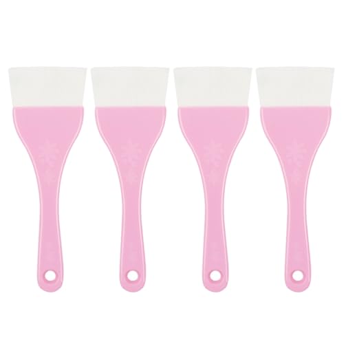 MUCKLILY �t�F�C�X��̃p�b�N�u���V ���e��̃p�b�N�p�A�v���P�[�^�[ ���ɗD�������炩�ȓh�z �X�L���P�A�c�[�� ���f�B�[�X�����{�f�B�P�A�p 4�Z�b�g