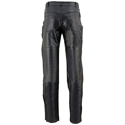 Image of Milwaukee Leather Men's Premium Classic Casual Leather Motorcycle Riding Pants
