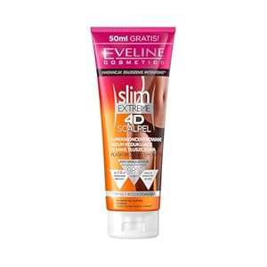 Eveline Cosmetics Slim Extreme 4D Scalpel Geconcentreerde Afslankingscrème Snelle Vetverbrander Voor Dames | 250 ml | Cellulitisverwijderaar | Slanke Benen En Platte Buik | Ultra Scizer Schoktherapie