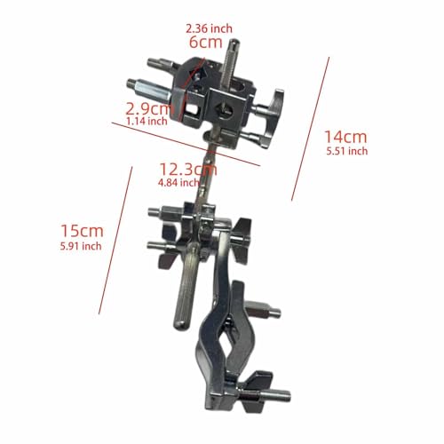Support de cloche polyvalent avec pince pour rack de percussion - 2