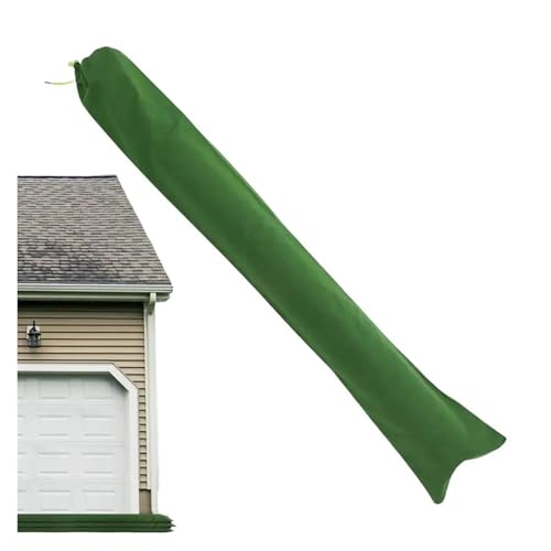 Flood Bags Long Sand Bags Reusable Canvas Tube Sandbags Rain Thickened Prevention Flood Barrier with Elastic Rope(180x15cm)