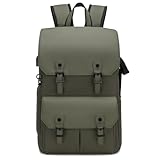 SOUNAY Kamerarucksack Multifunktional, Fotorucksack mit Diebstahlschutz, Wasserdichter Rucksack mit 16-Zoll Laptop-Fach für Stativ, Kamera, Objektiv und Zubehör (Grün)