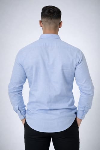 Image of Foomer Green Paisley Printed Opaque Party Shirts