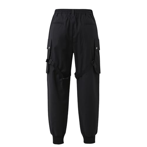 Men Cargo Work Joggers Lightweight Adjustable Waistband Multi Pockets Outdoor Hiking Training Casual Sports2