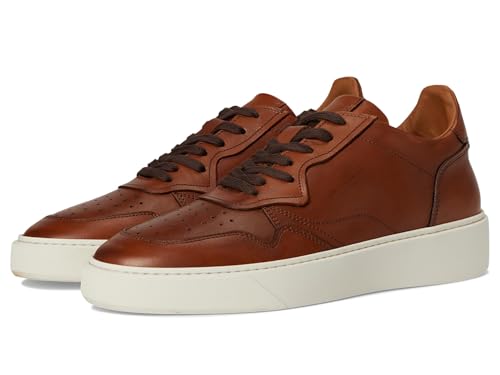 Image of Bruno Magli Men's Dezi Sneakers, Leather Shoes, Lace-Up Casual Shoes