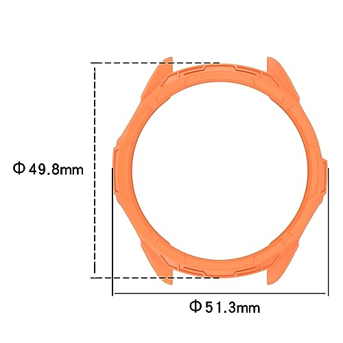 Chofit Cases Compatible with Garmin Epix Pro Gen 2 47mm/Fenix 7 Pro/Fenix 7 Case, TPU Protective Cases Covers Watch Frame Protector Shell Accessories (Black)