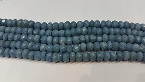 Opale bleue du Pérou 8mm de qualité supérieure facettée par LKBEADS pour création joaillerie unique