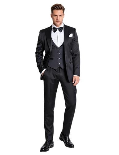 Blazer Hommes Revers en Pointe Ulnomio Veste de Costume de Mariage Élégante